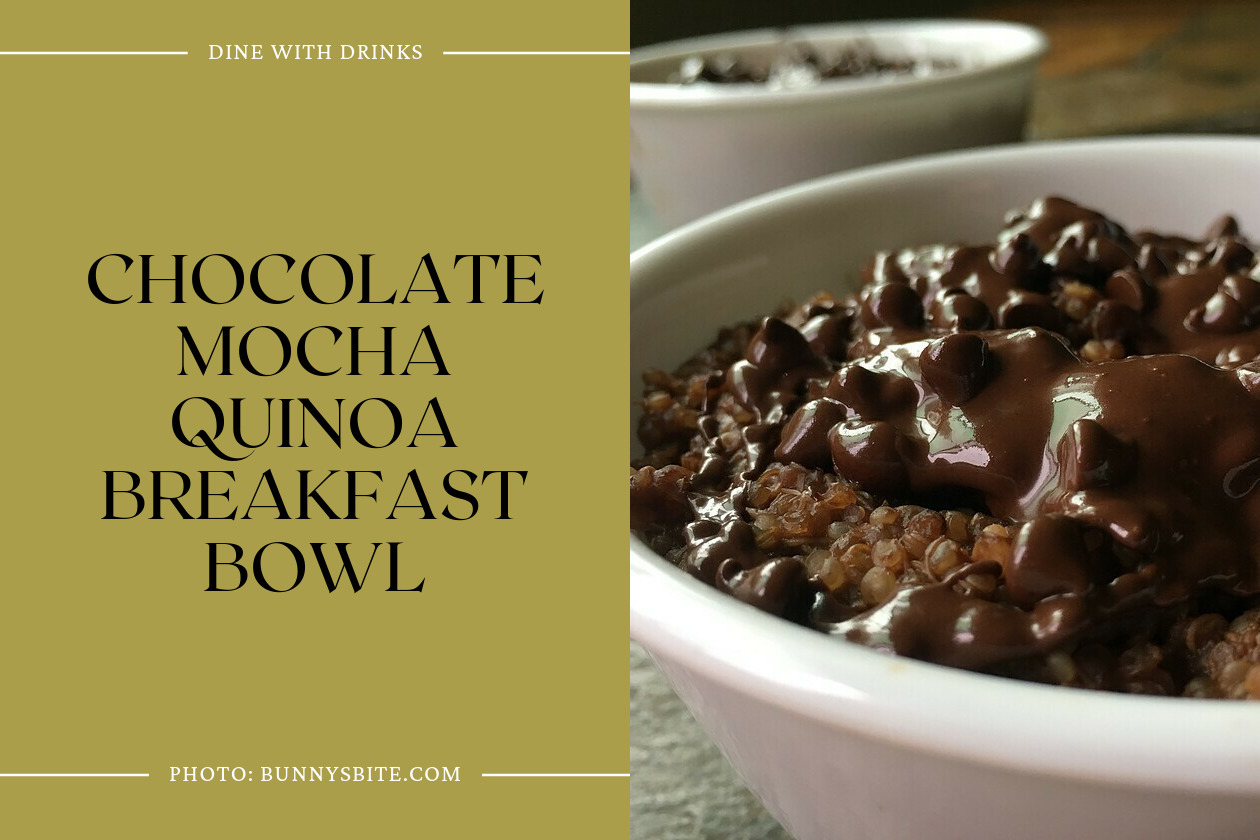 Chocolate Mocha Quinoa Breakfast Bowl