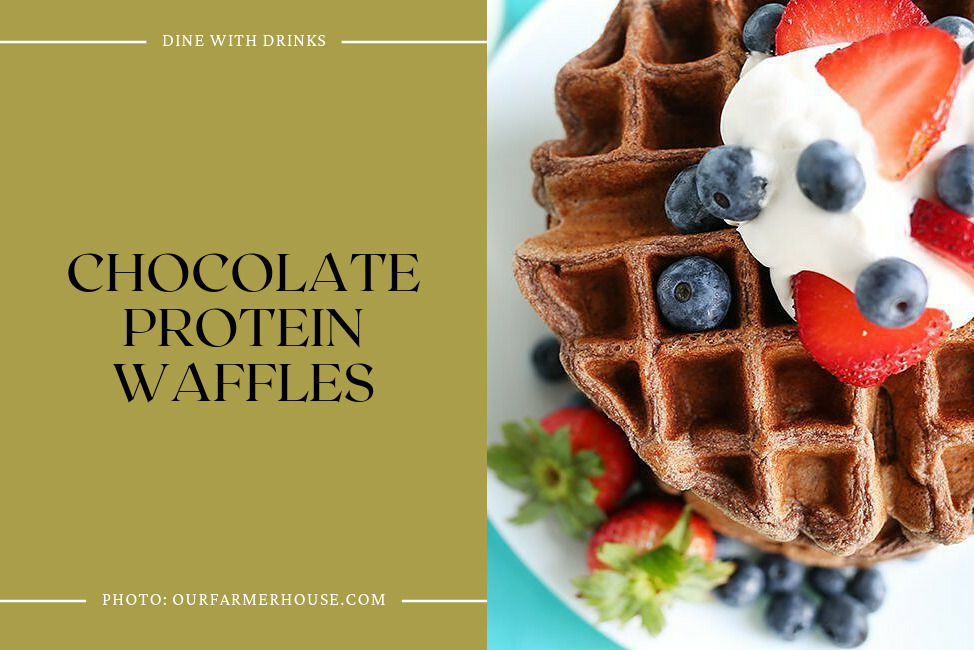 Chocolate Protein Waffles