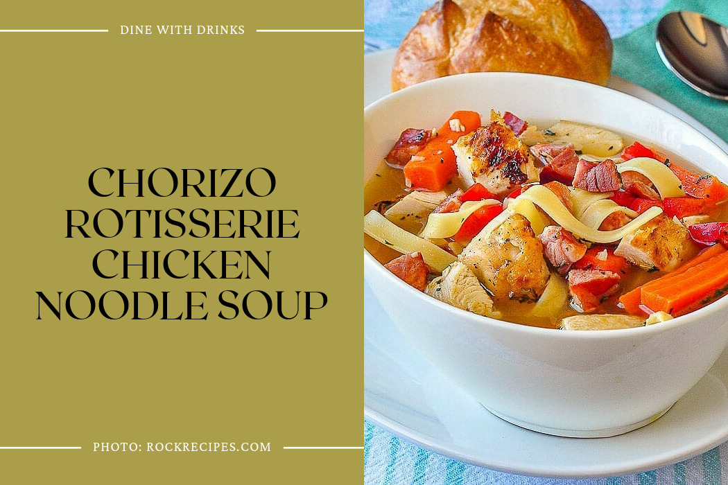Chorizo Rotisserie Chicken Noodle Soup