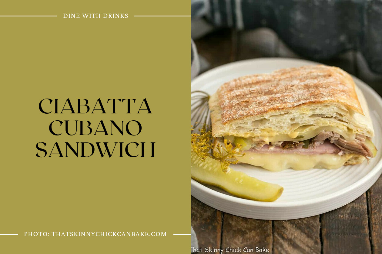 Ciabatta Cubano Sandwich