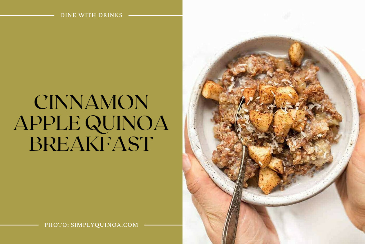 Cinnamon Apple Quinoa Breakfast
