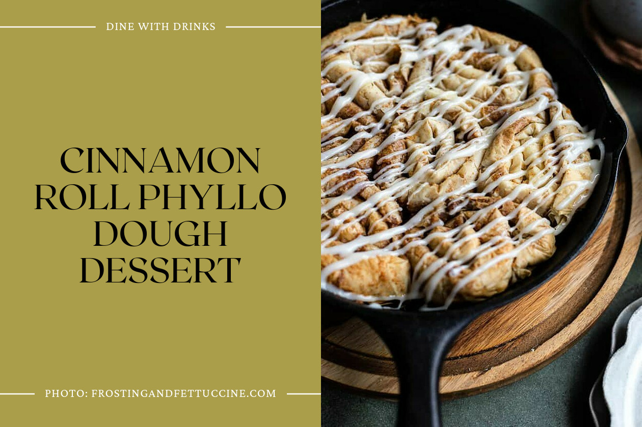 Cinnamon Roll Phyllo Dough Dessert