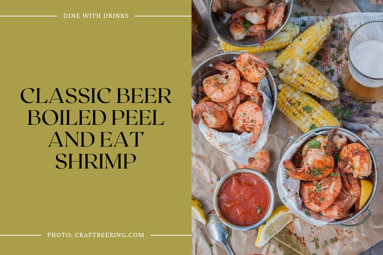 Classic Beer Boiled Peel And Eat Shrimp