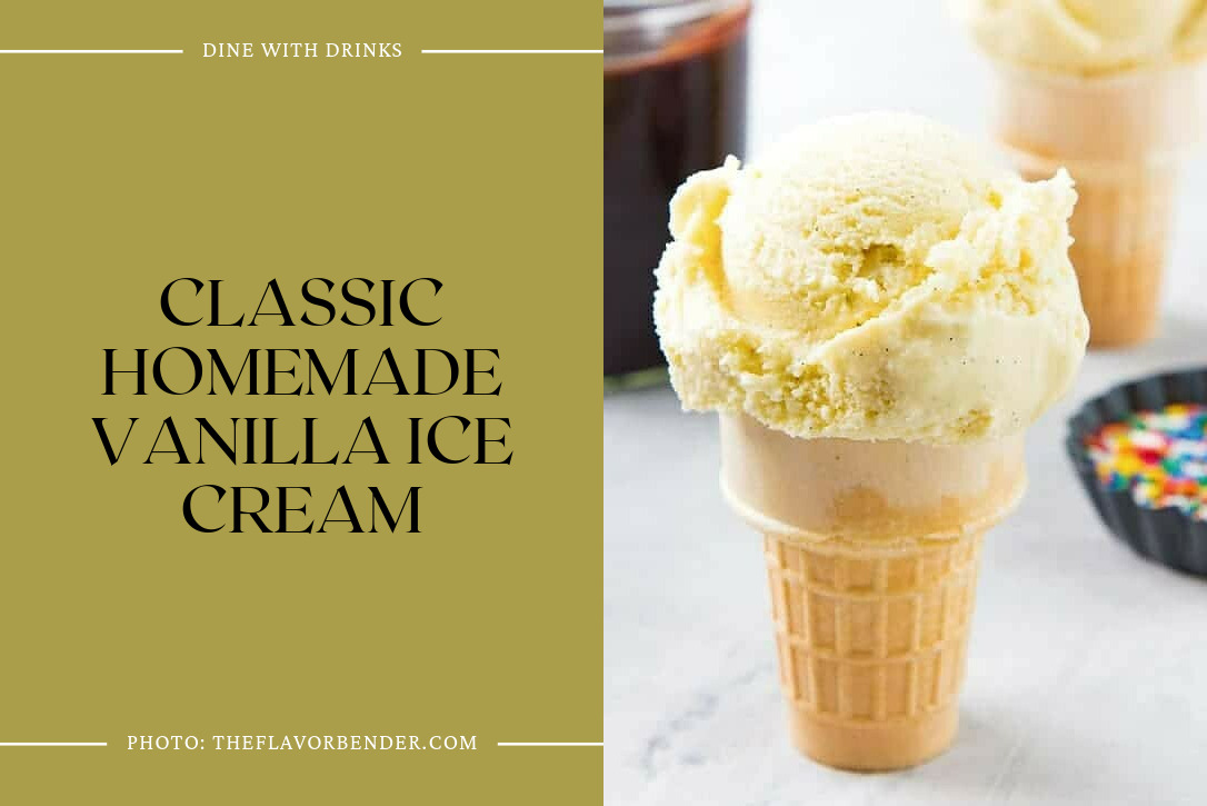 Classic Homemade Vanilla Ice Cream