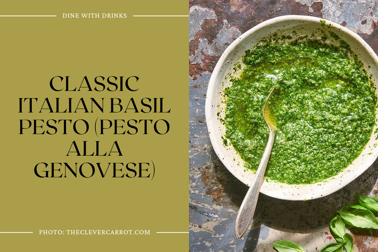 Classic Italian Basil Pesto (Pesto Alla Genovese)