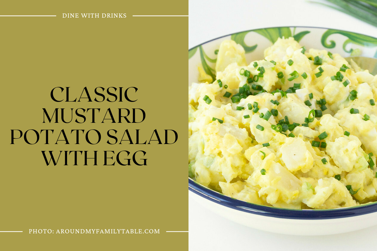 Classic Mustard Potato Salad With Egg