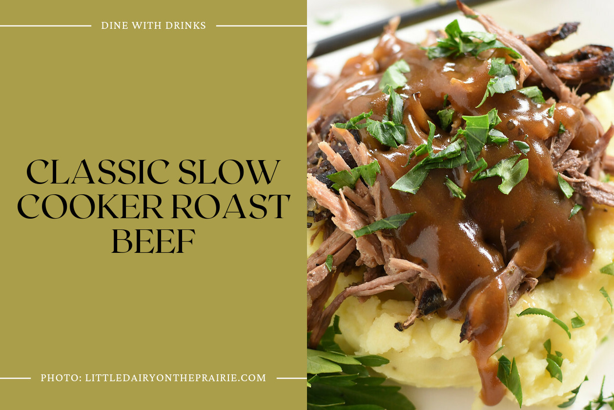 Classic Slow Cooker Roast Beef