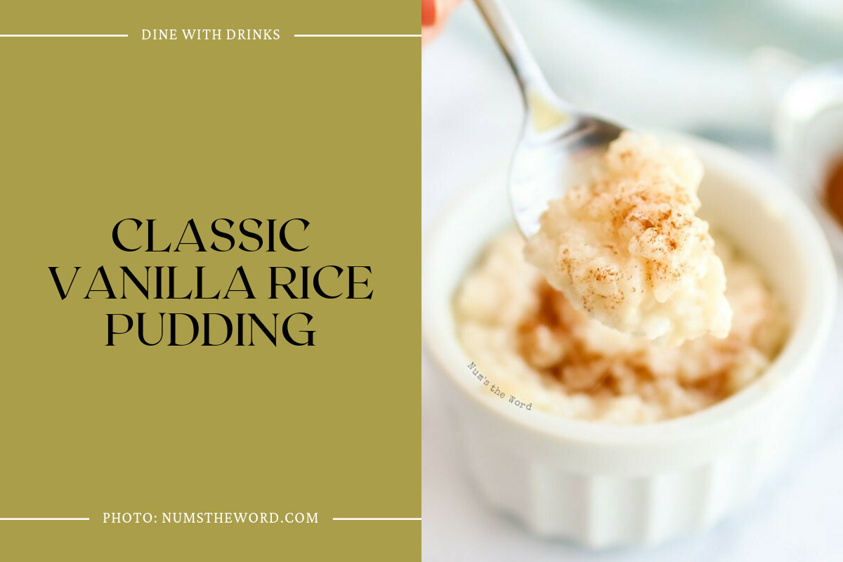 Classic Vanilla Rice Pudding