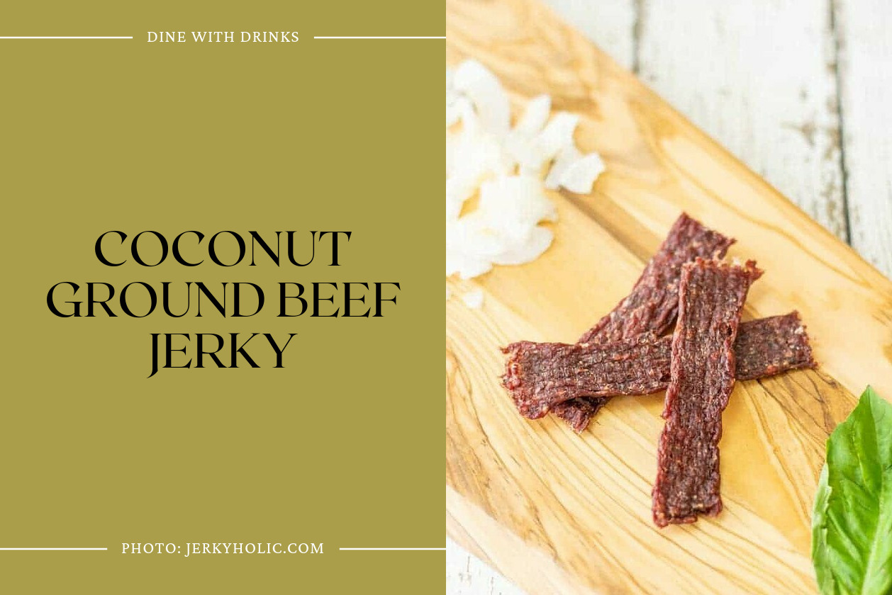 Coconut Ground Beef Jerky