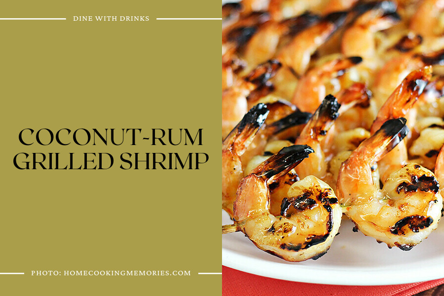 Coconut-Rum Grilled Shrimp
