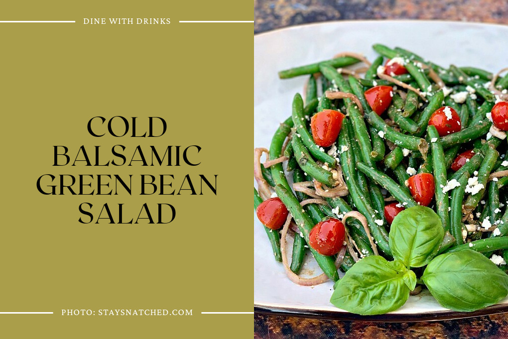 Cold Balsamic Green Bean Salad
