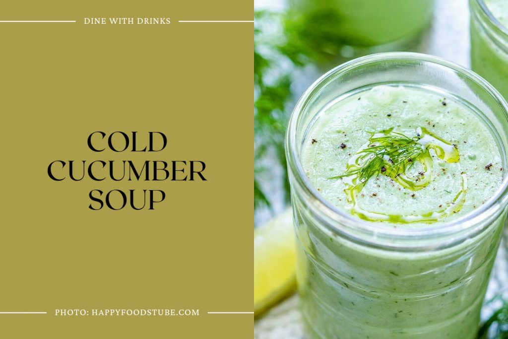 23 Cold Weather Recipes To Warm Your Soul DineWithDrinks   Cold Cucumber Soup 1024x683 