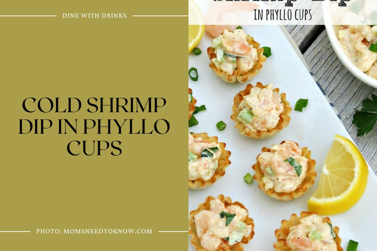 Cold Shrimp Dip In Phyllo Cups