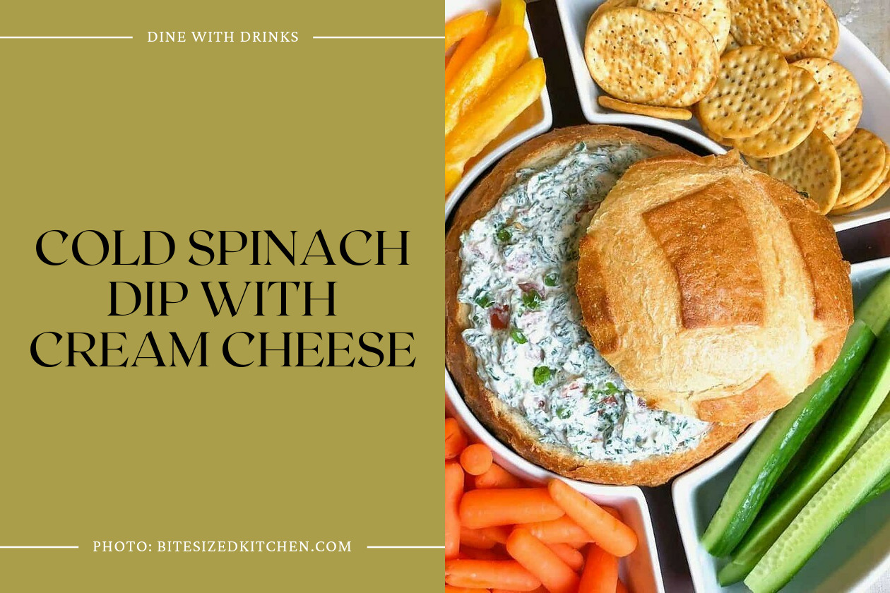 Cold Spinach Dip With Cream Cheese