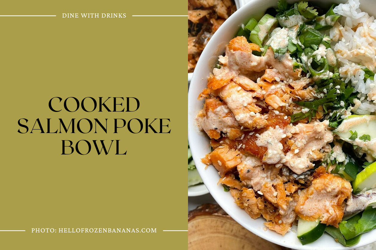 Cooked Salmon Poke Bowl