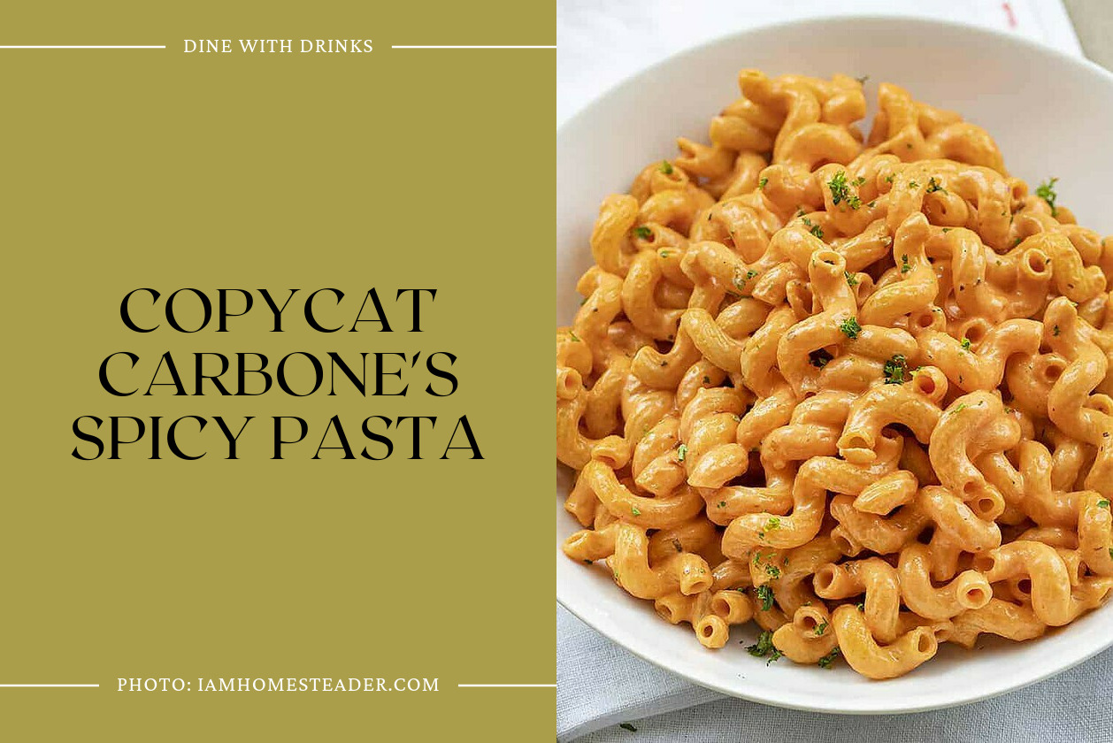 Copycat Carbone's Spicy Pasta