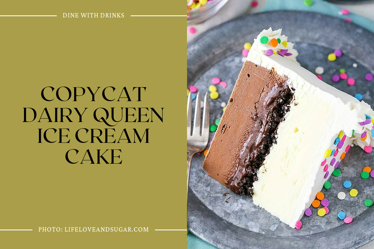 Copycat Dairy Queen Ice Cream Cake