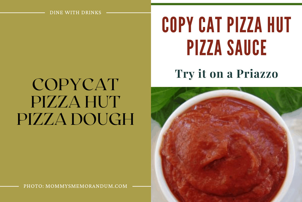 Copycat Pizza Hut Pizza Dough