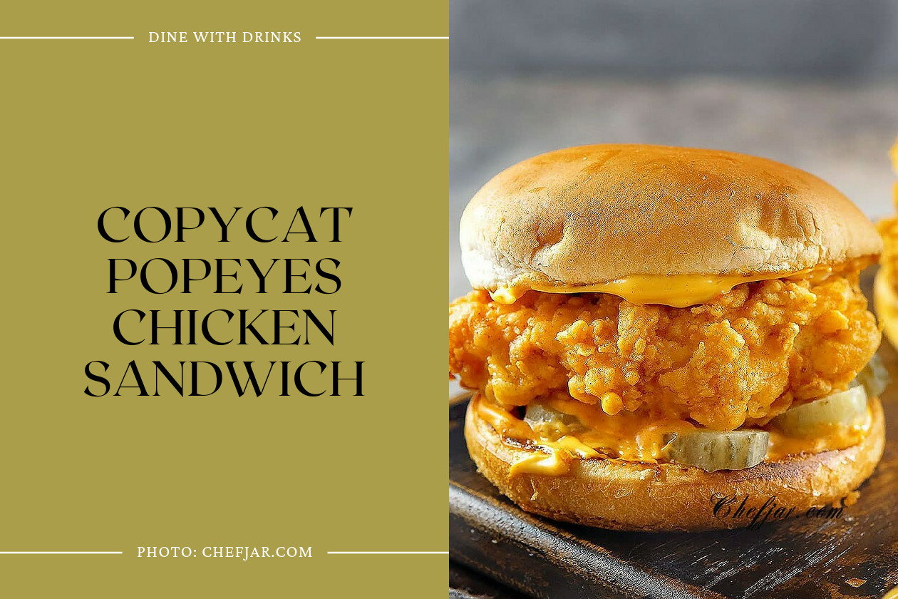 Copycat Popeyes Chicken Sandwich
