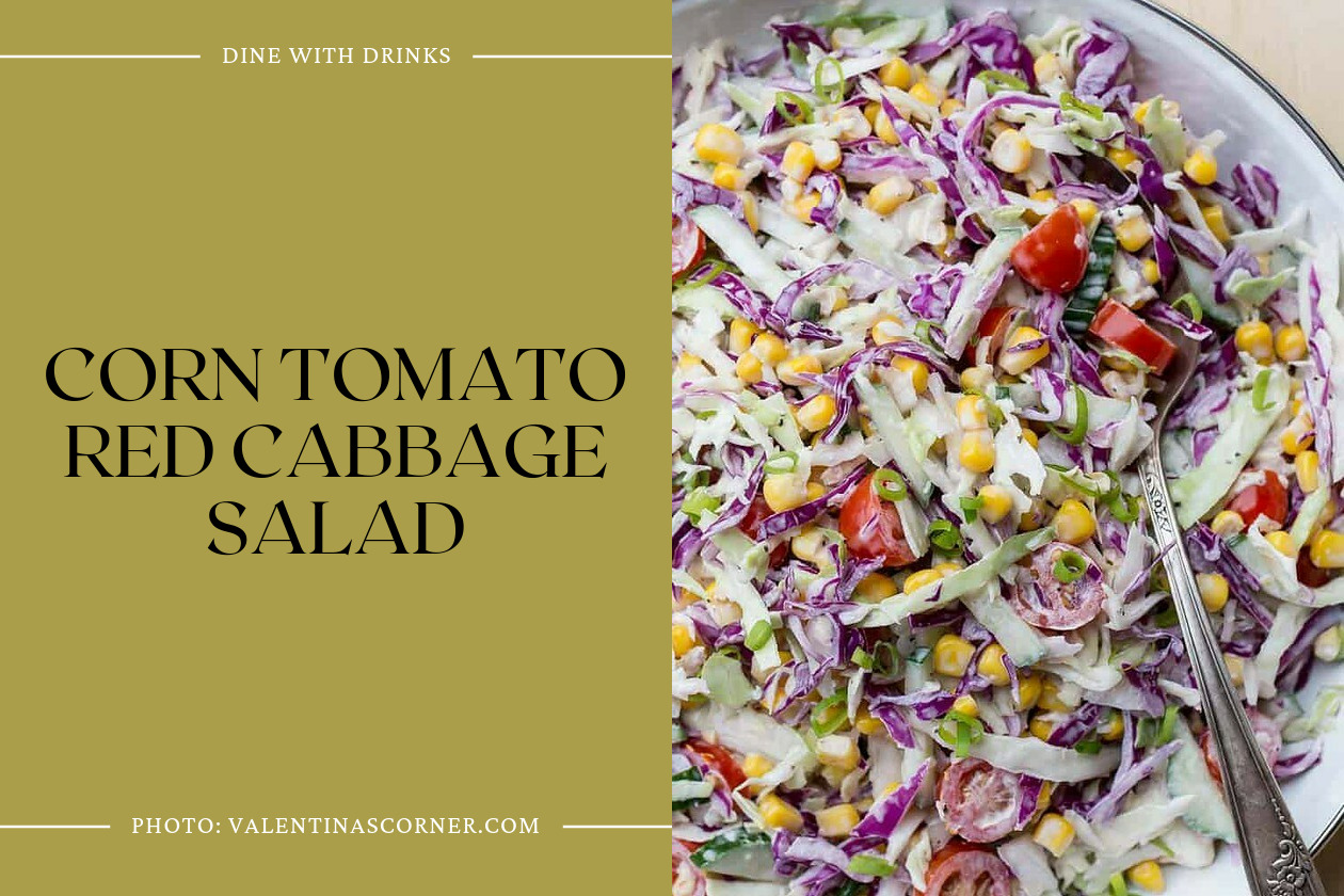 Corn Tomato Red Cabbage Salad
