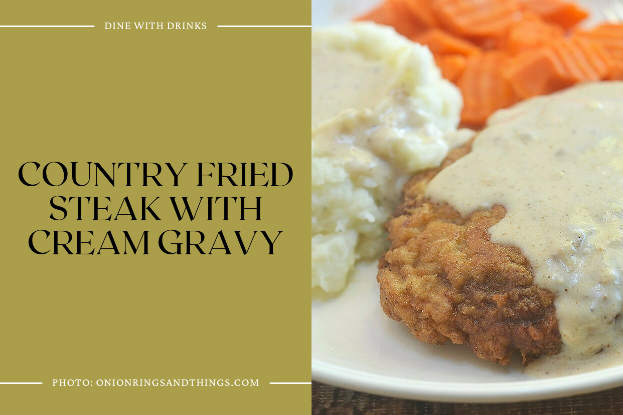Country Fried Steak With Cream Gravy