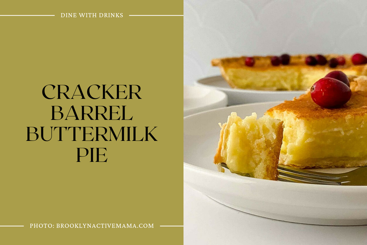 Cracker Barrel Buttermilk Pie