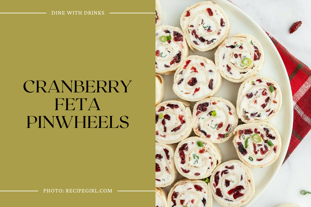 Cranberry Feta Pinwheels
