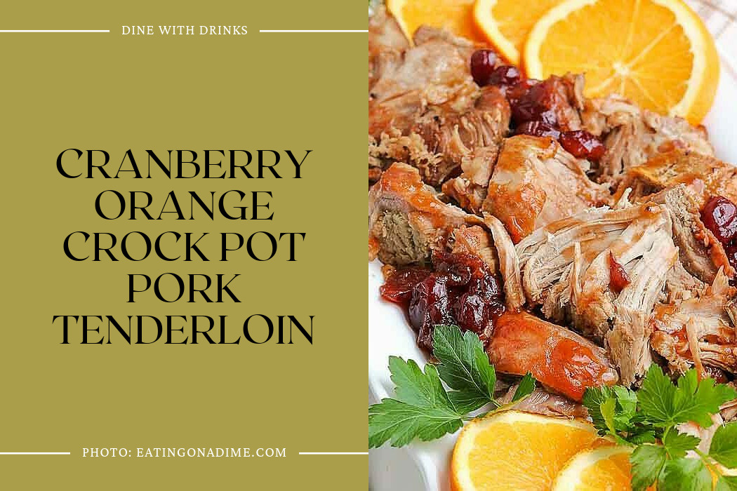 Cranberry Orange Crock Pot Pork Tenderloin