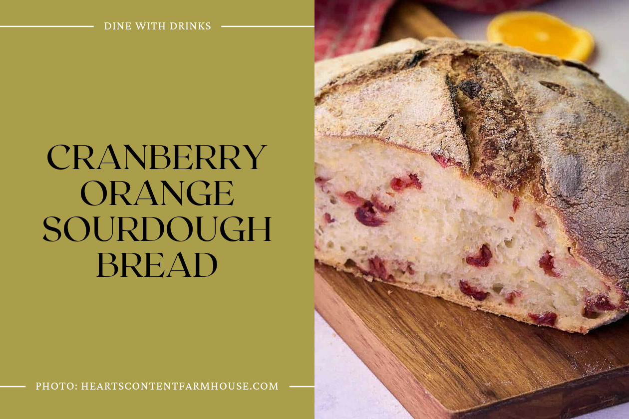 Cranberry Orange Sourdough Bread