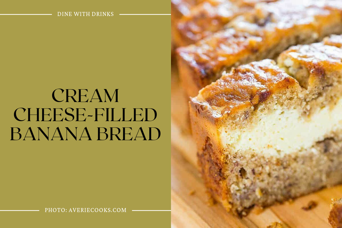 Cream Cheese-Filled Banana Bread