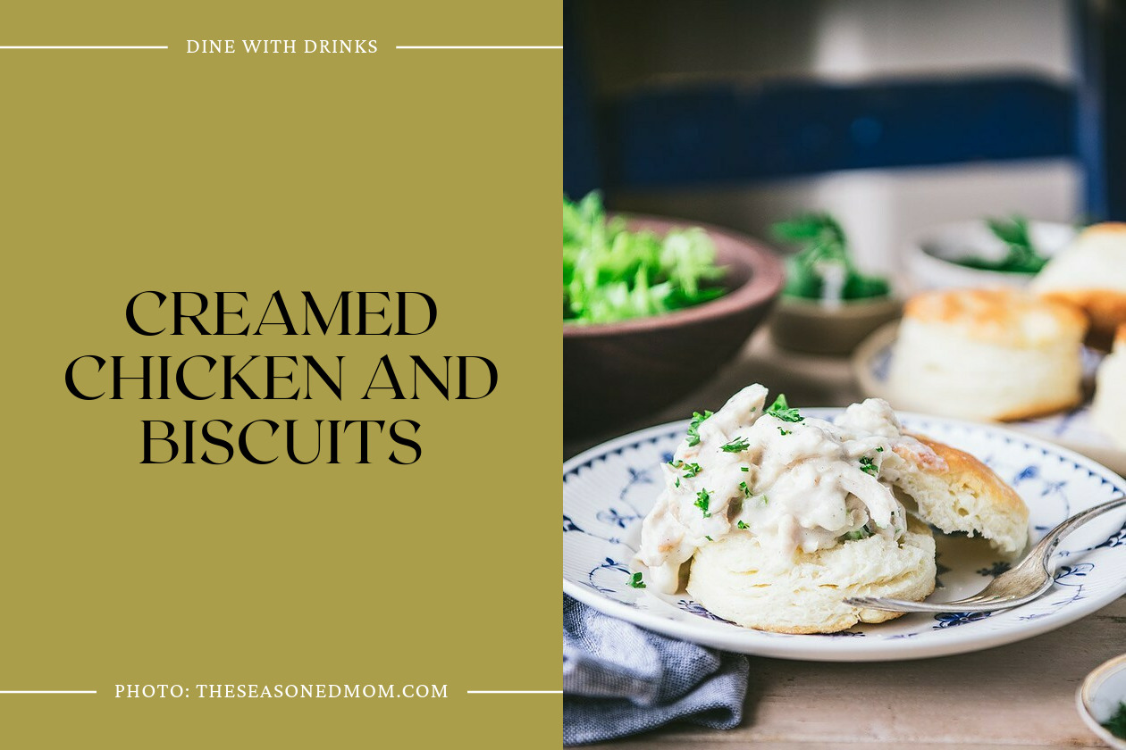 Creamed Chicken And Biscuits