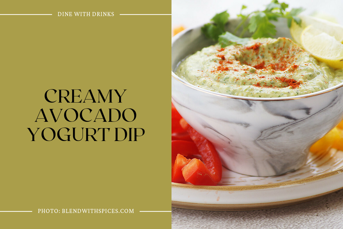 Creamy Avocado Yogurt Dip