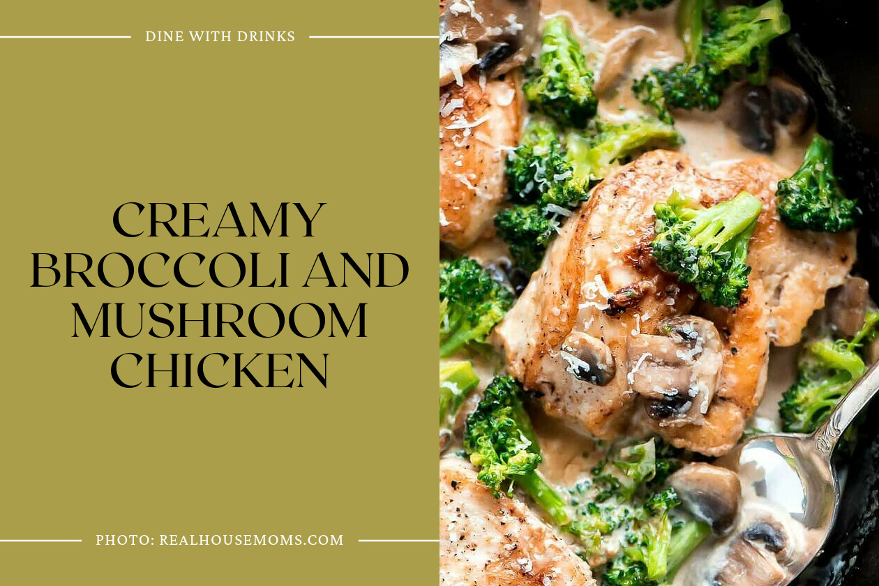 Creamy Broccoli And Mushroom Chicken