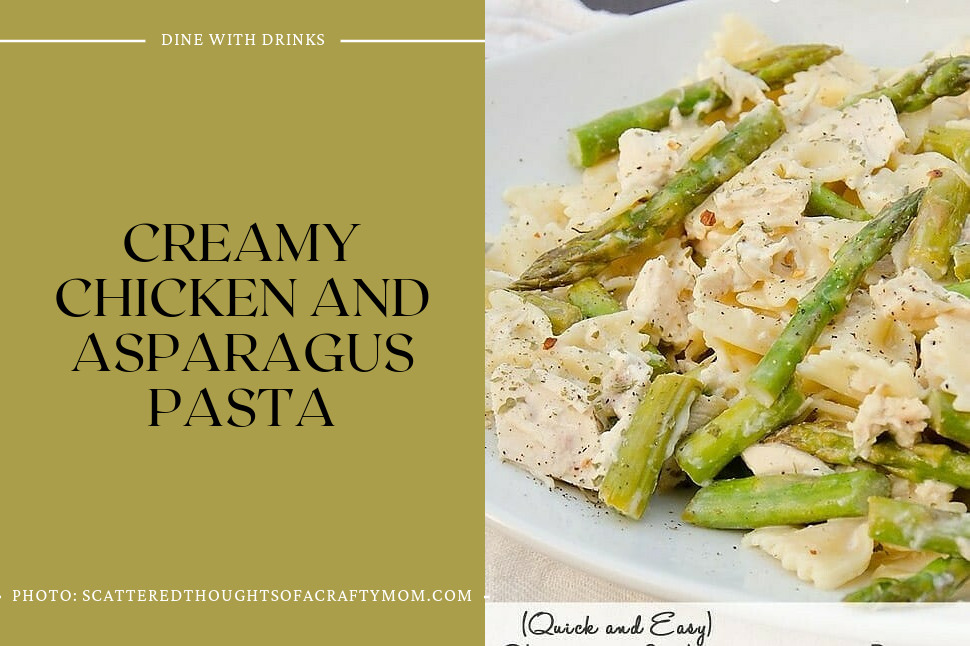 Creamy Chicken And Asparagus Pasta
