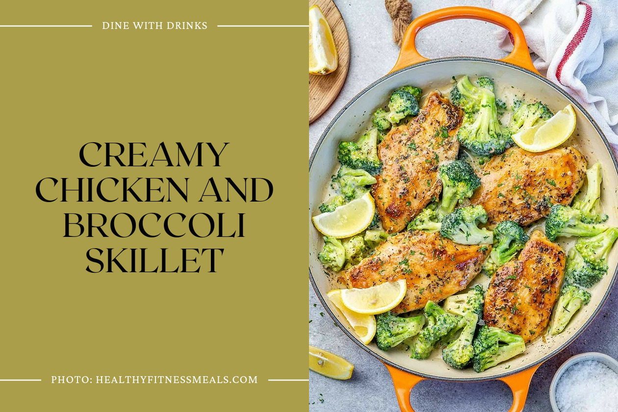 Creamy Chicken And Broccoli Skillet