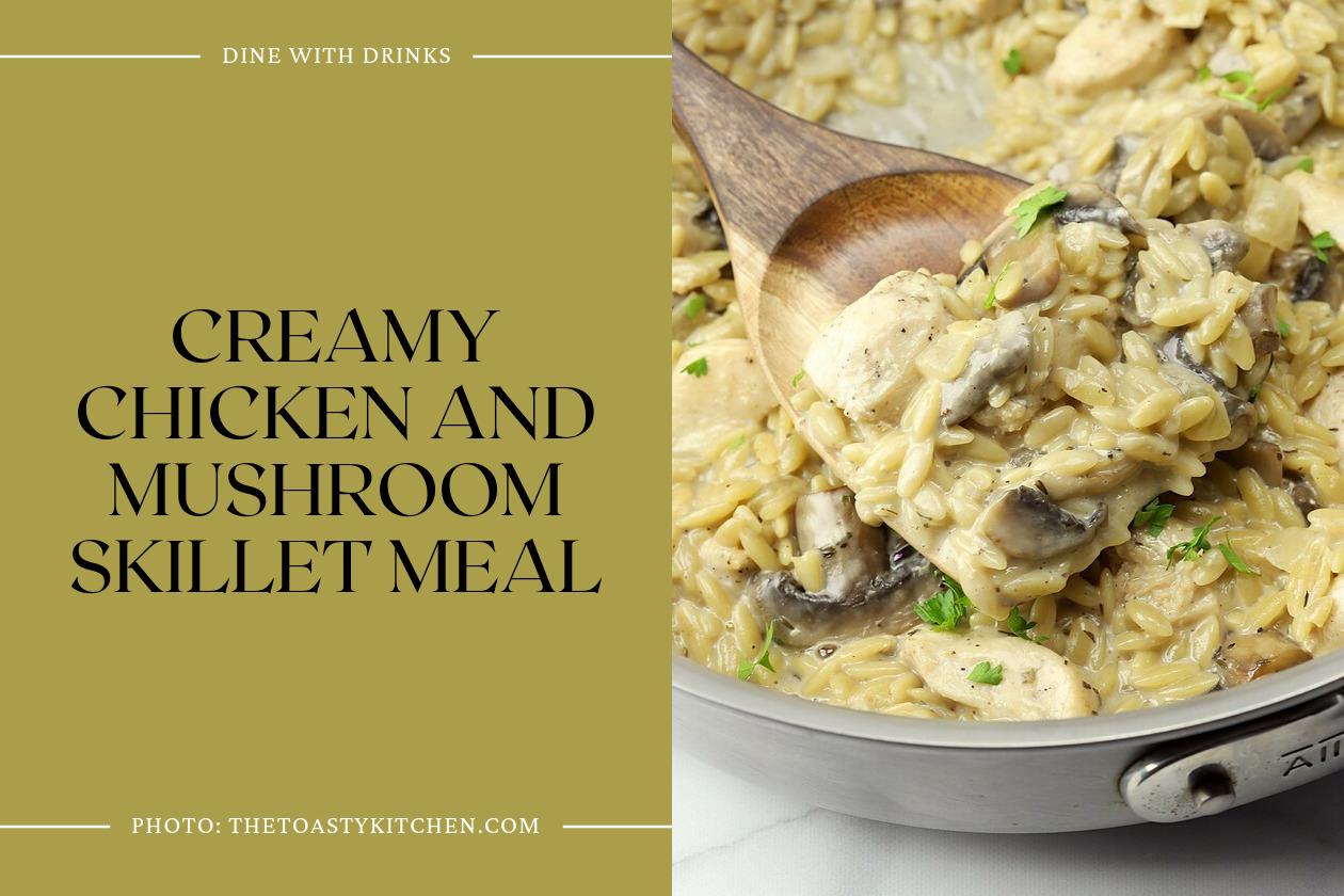 Creamy Chicken And Mushroom Skillet Meal