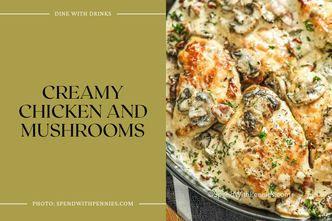 Creamy Chicken And Mushrooms