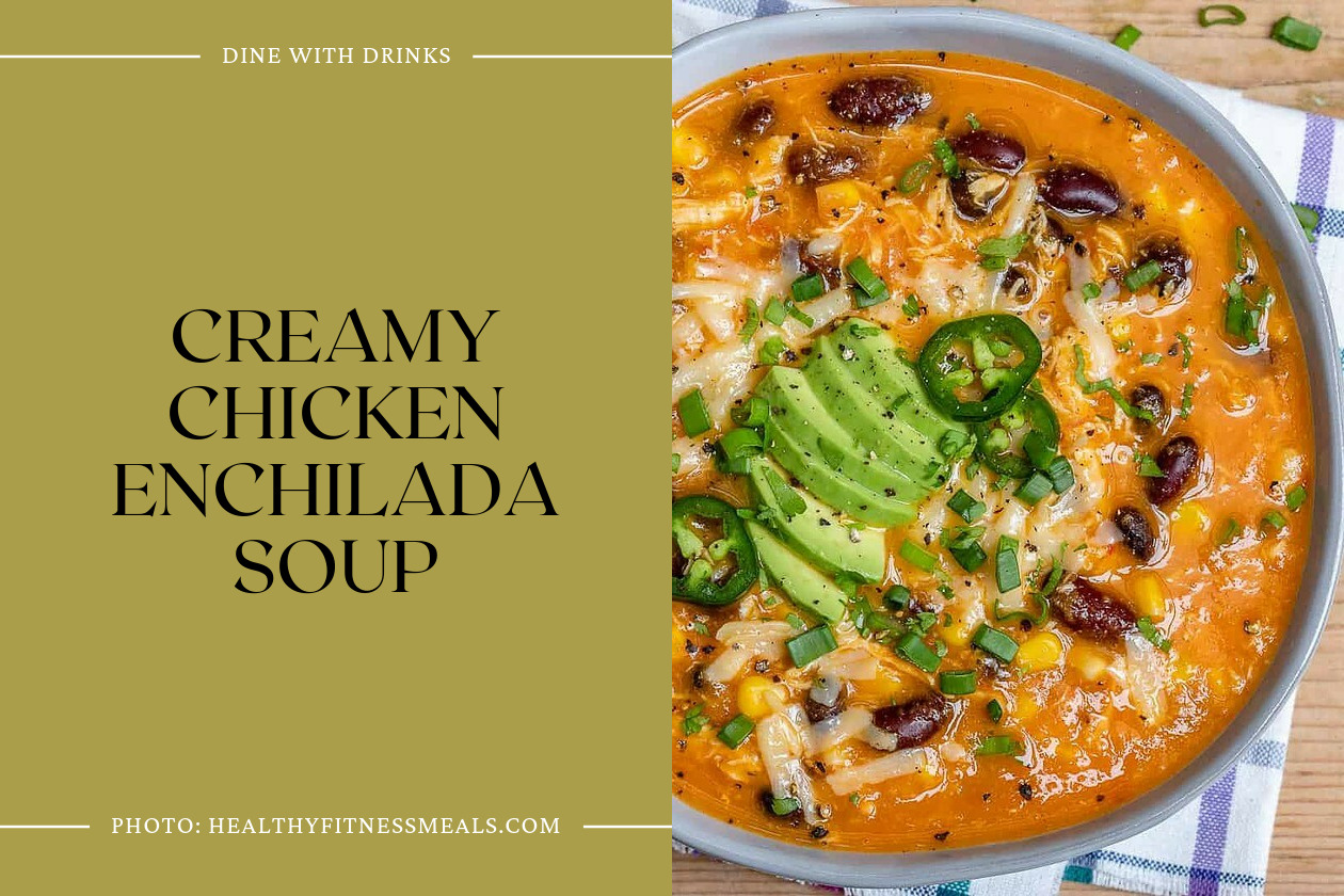 Creamy Chicken Enchilada Soup