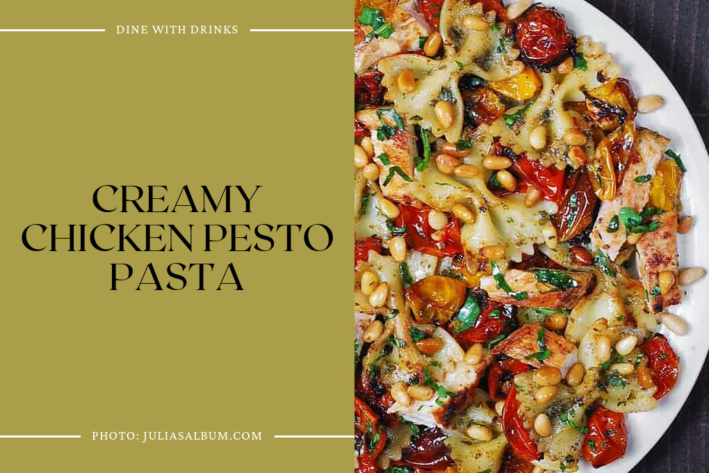 Creamy Chicken Pesto Pasta