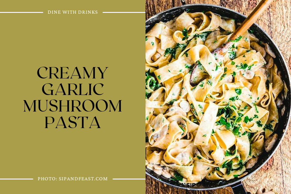 Creamy Garlic Mushroom Pasta