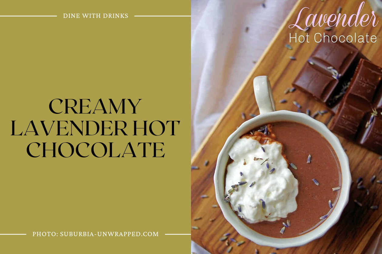 Creamy Lavender Hot Chocolate