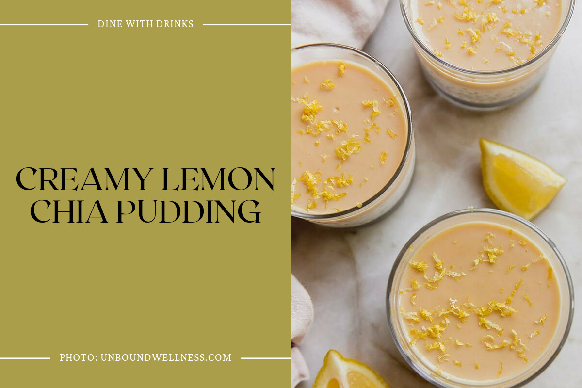 Creamy Lemon Chia Pudding