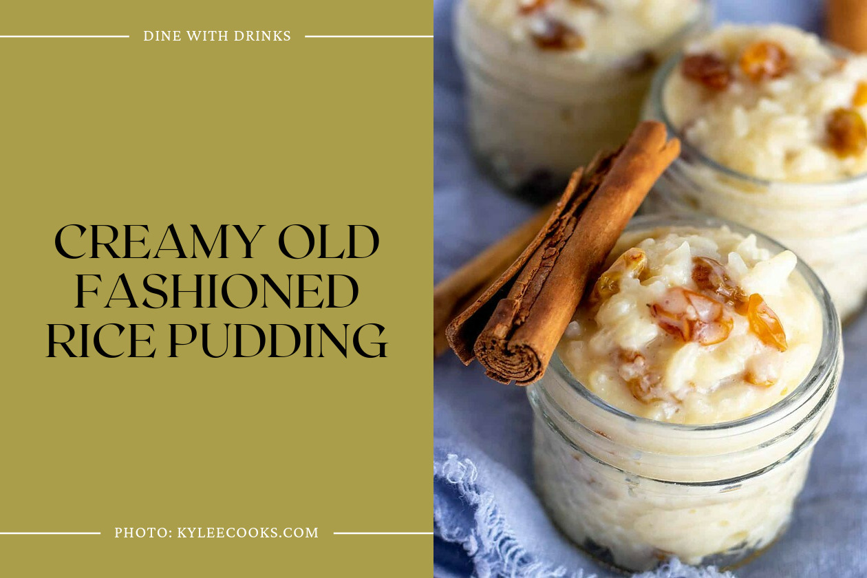 Creamy Old Fashioned Rice Pudding