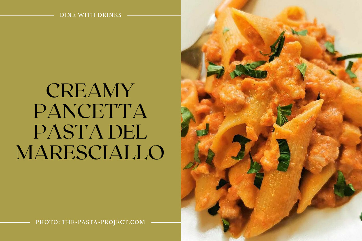 Creamy Pancetta Pasta Del Maresciallo