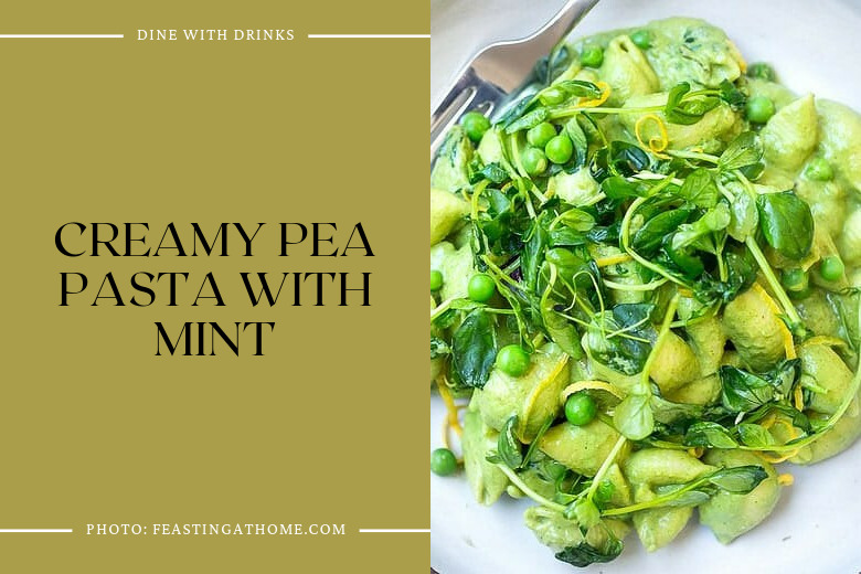 Creamy Pea Pasta With Mint
