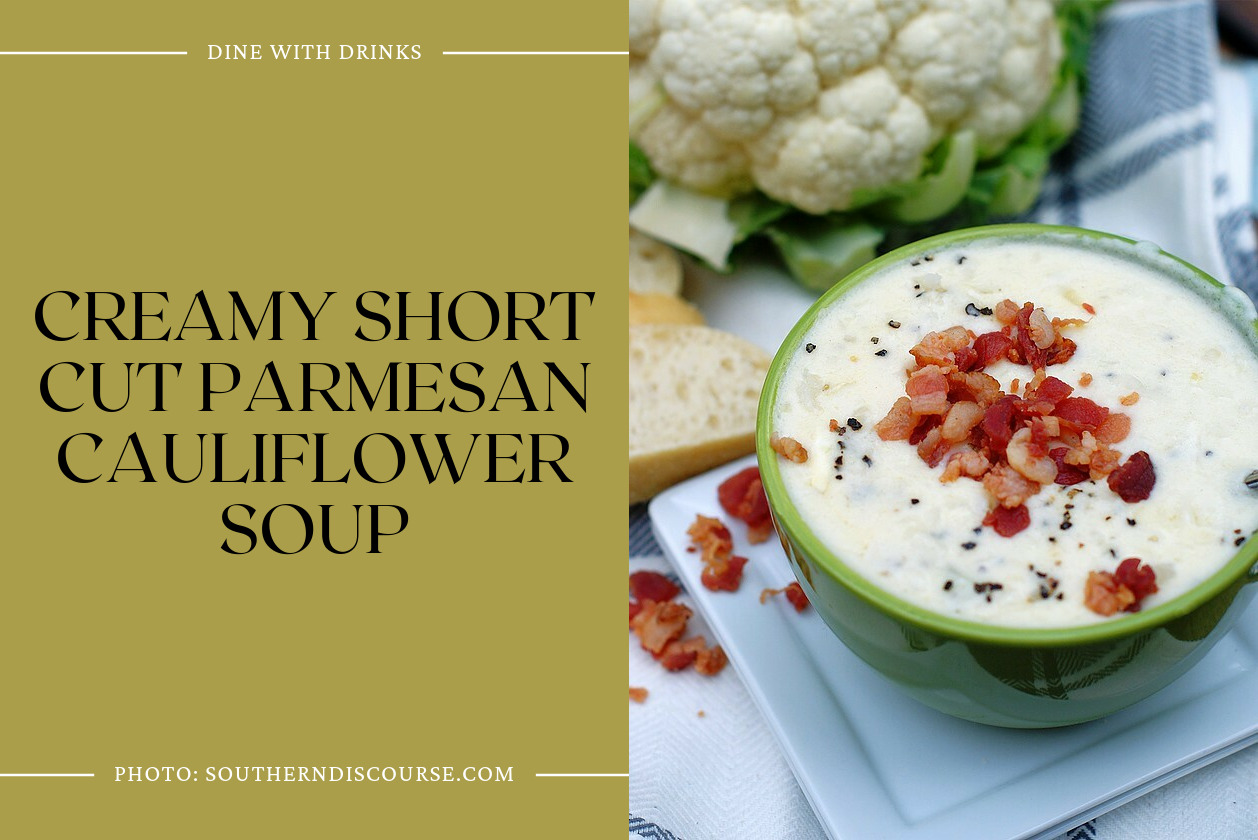Creamy Short Cut Parmesan Cauliflower Soup
