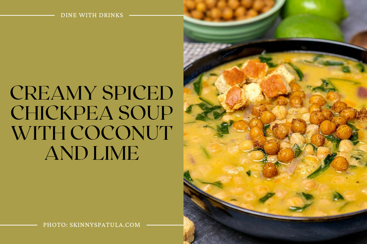 Creamy Spiced Chickpea Soup With Coconut And Lime