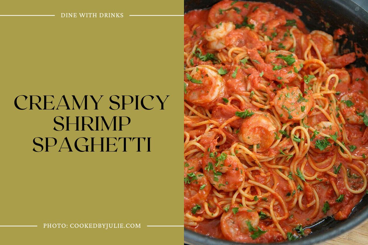 Creamy Spicy Shrimp Spaghetti