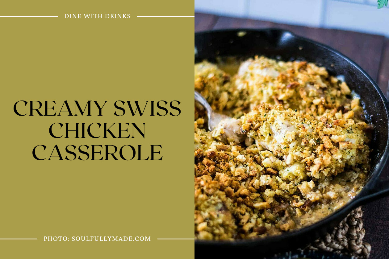 Creamy Swiss Chicken Casserole