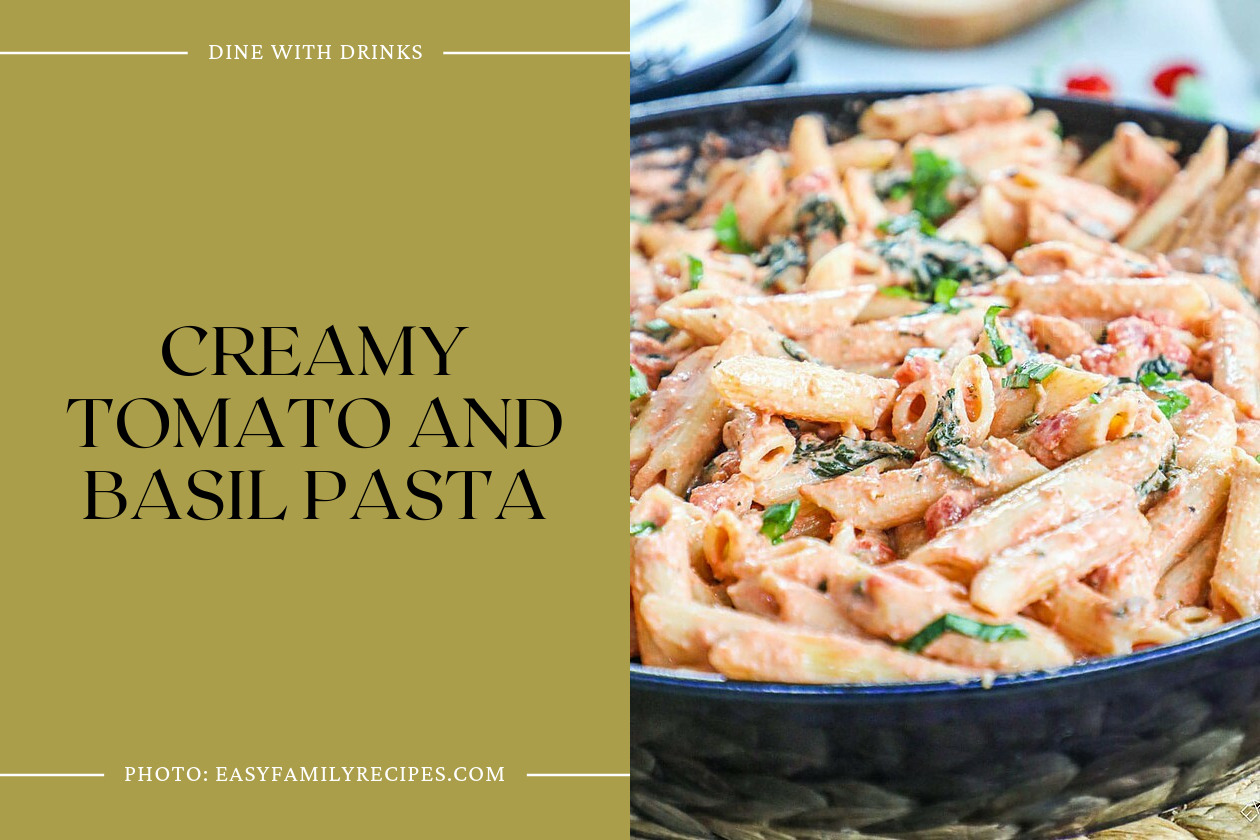 Creamy Tomato And Basil Pasta